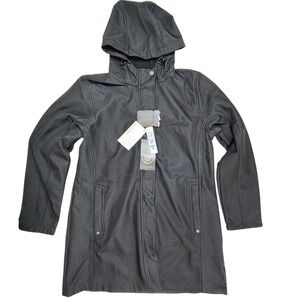 Cadillac Collection North End Womens Softshell Hooded Jacket Large DAMAGE